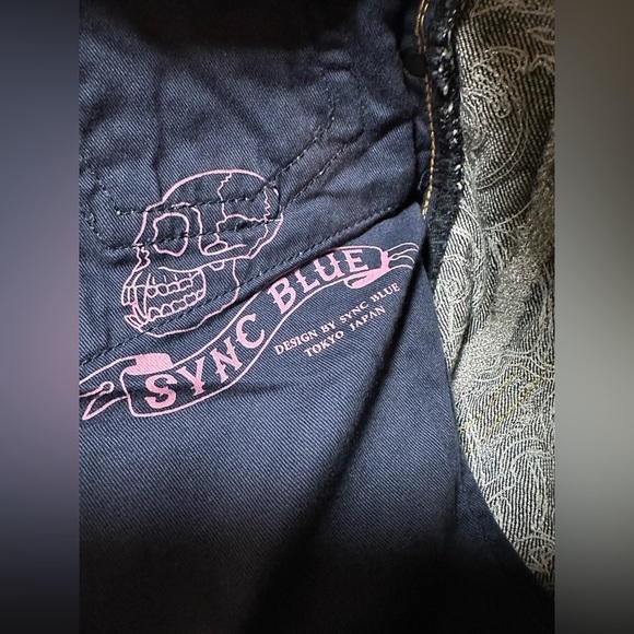 RMC rangy mountain company jeans men’s 42 SyncBlue design Tokyo Japan red monkey - Picture 12 of 14